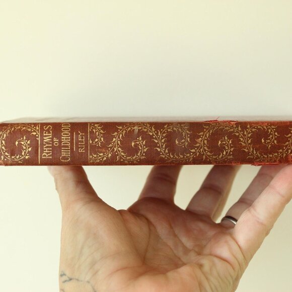 Vintage Antique 1890s Book, "Rhymes of Childhood" by James Whitcomb Riley, Bowen - Picture 10 of 10